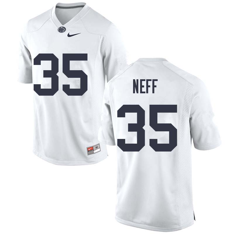NCAA Nike Men's Penn State Nittany Lions Jestri Neff #35 College Football Authentic White Stitched Jersey SGY3098HM